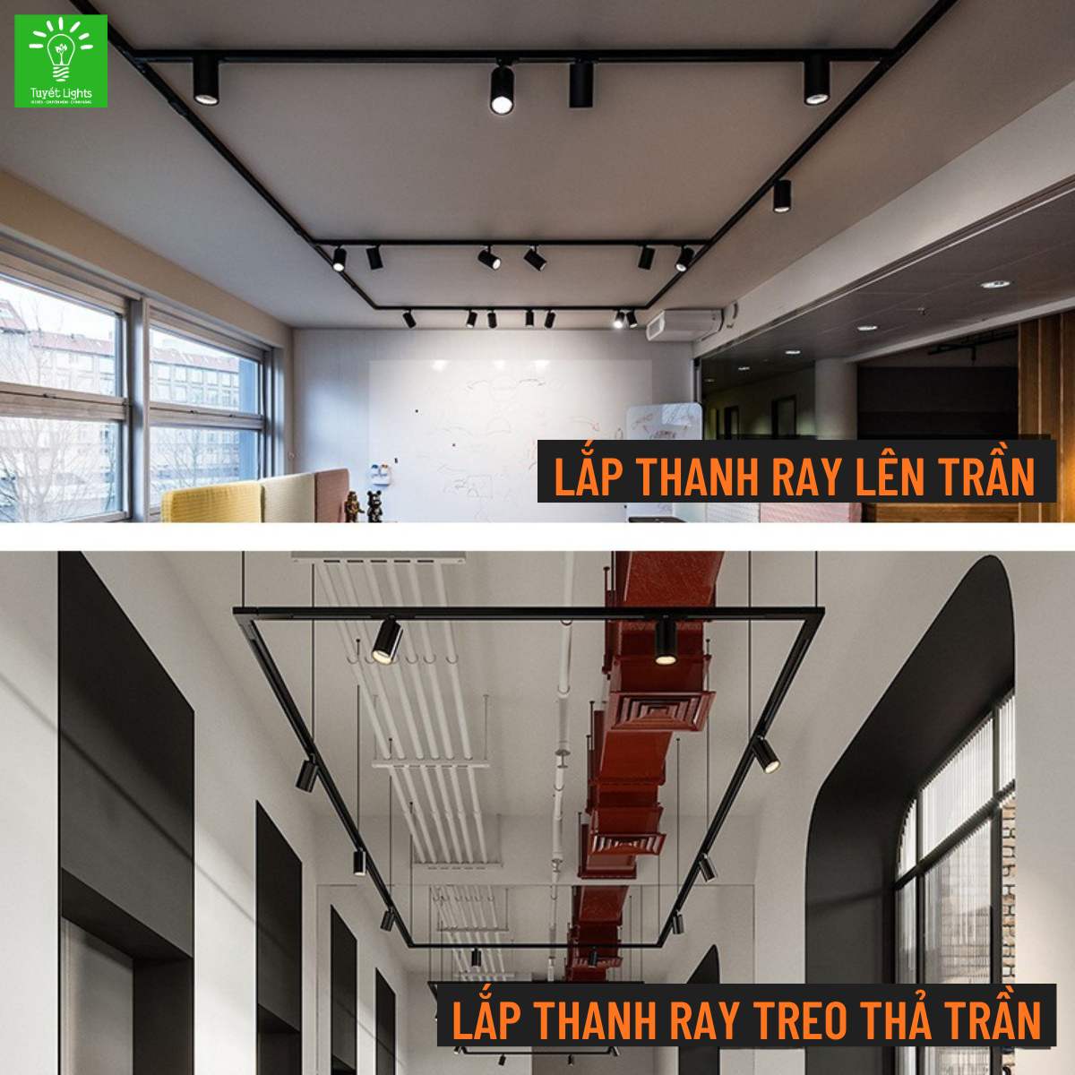 đèn rọi ray – giải pháp vừa đẹp, vừa hiệu quả để “biến không gian quán của bạn thành nơi khách muốn ở lại thật lâu.”